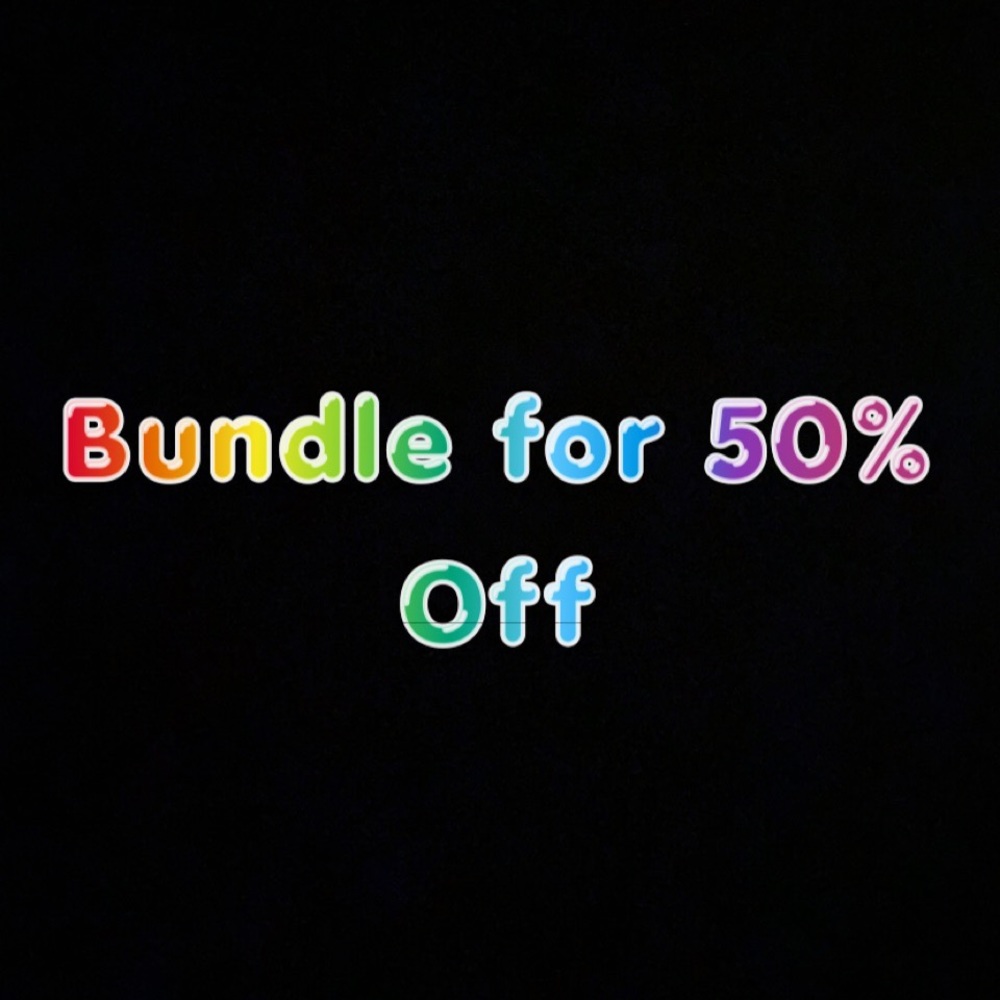 Bundle for 50% off